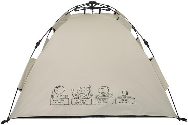 ロゴス LOGOS アウトドア SNOOPY PEANUTS 75YEARS ソーラー Q-TOP フルシェード UVカット 遮光 ワンタッチ 日よけ スヌーピー ピーナッツ 誕生75周年  86001132_8