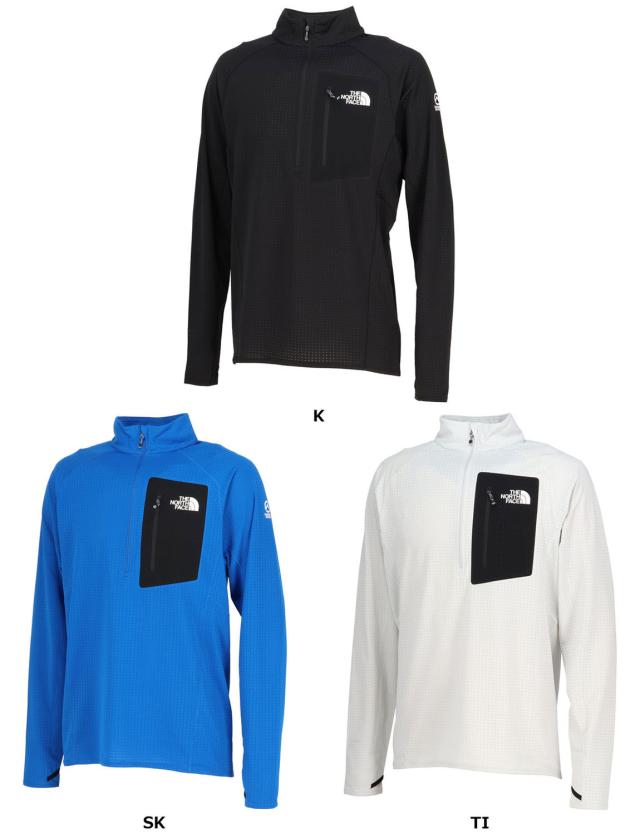 ザ・ノース・フェイス THE NORTH FACE アウトドア エクスペディションドライドットジップハイ メンズ レディース 長袖 トップス インナー ドライ 吸汗速乾 抗菌防臭 保温 登山 トレーニング 運動 立ち襟  NT12522