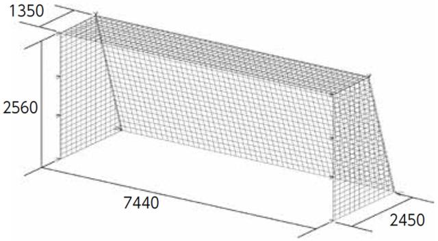 トーエイライト TOEI LIGHT サッカー 一般サッカーゴールネット B-2481  B2481