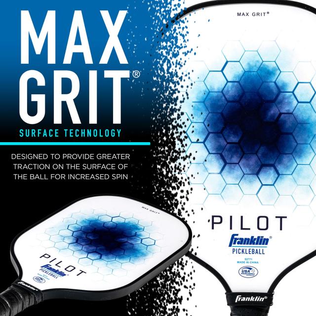 フランクリン Franklin パイロット ブルー Pilot Blue 生涯スポーツ 球技 ピックルボール パドル ラケット競技 USAPA認定 ファイバーグラス クッショングリップ  52771 フランクリン Franklin パイロット ブルー Pilot Blue 生涯スポーツ