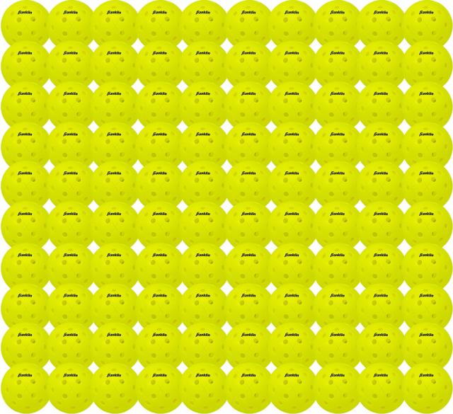 フランクリン Franklin エックス40 ピックルボール100個入 X-40 Pickleball Optic 100Pack Box 生涯スポーツ 球技 ボール 屋外 USAPA公認  52843X