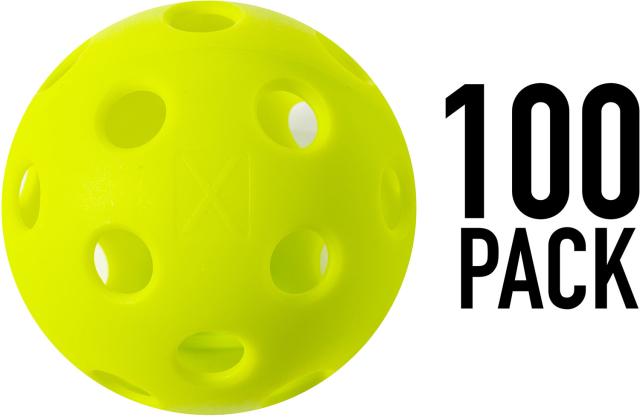 フランクリン Franklin エックス26 ピックルボール100個入 X-26 Pickleball Lime Green 100Pack Box 生涯スポーツ 球技 ボール 屋内用 体育館  52912X