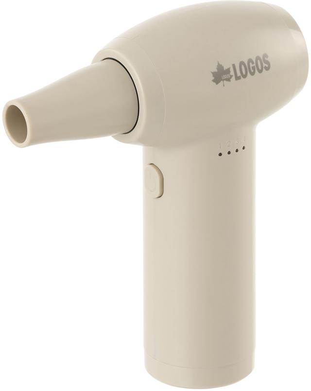 ロゴス LOGOS アウトドア 野電 ハンディジェットファン ブロワー 送風機 小型 エアマット 空気入れ 火おこし 掃除 水滴 花粉 ほこり 手持ち扇風機 USB蓄電式 キャンプ 強力  81336502