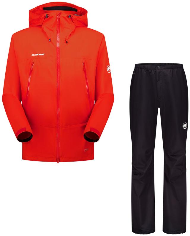 マムート MAMMUT アウトドア マサオ ライトレインスーツ アジアンフィット メンズ レインウエア コート アウター ハイキング トレッキング 登山 ジャケット パンツ 1010-31350  101031350