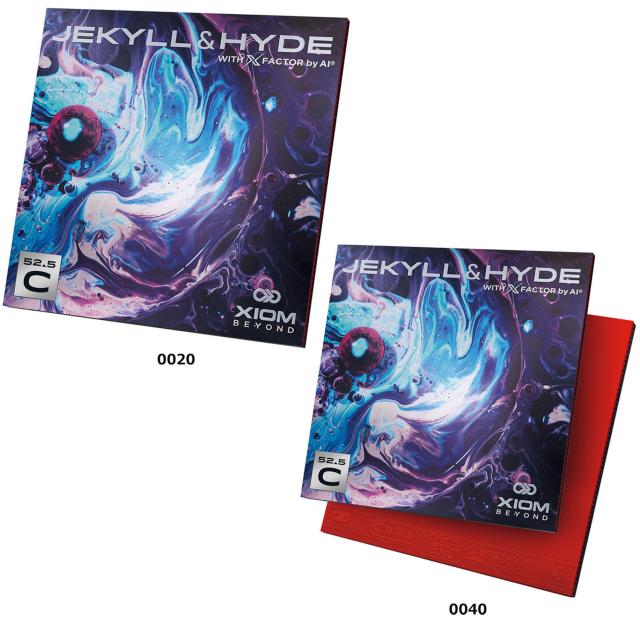 エクシオン XIOM 卓球 ジキル&ハイド C52.5 ラバー 裏ソフト 微粘着テンション系 回転力 スポンジ 練習 試合 トレーニング クラブ 部活動 サークル 学校 学生 大会  850036