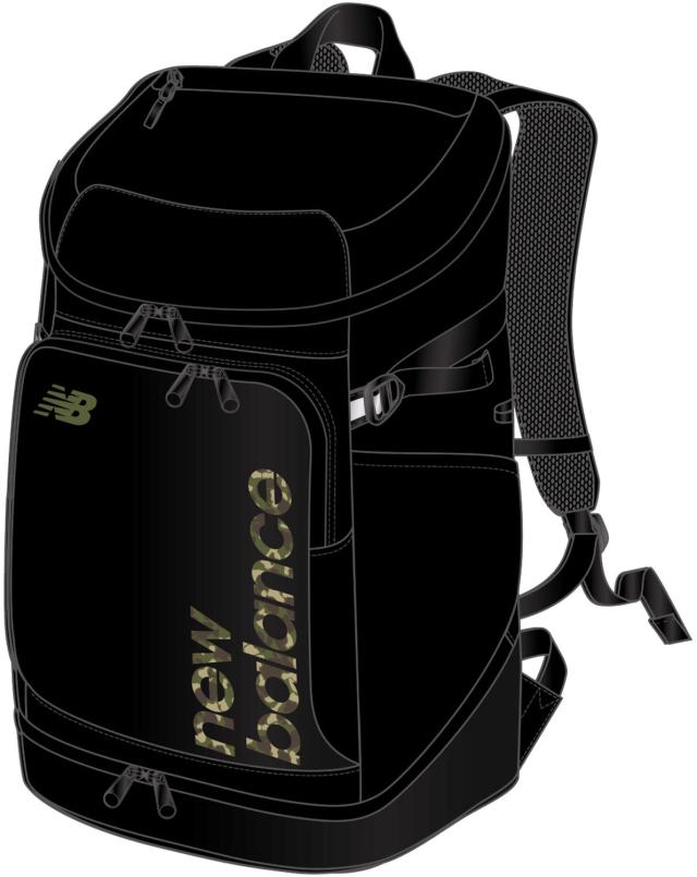 ニューバランス New Balance トップローディングバックパック 40L リュックサック バッグ メンズ レディース 通勤 通学 旅行 PC収納 サイドポケット 撥水ファスナー スポーツブランド  LAB55615