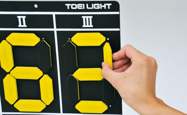 トーエイライト TOEI LIGHT テニス テニススコアボード4 得点板 学校