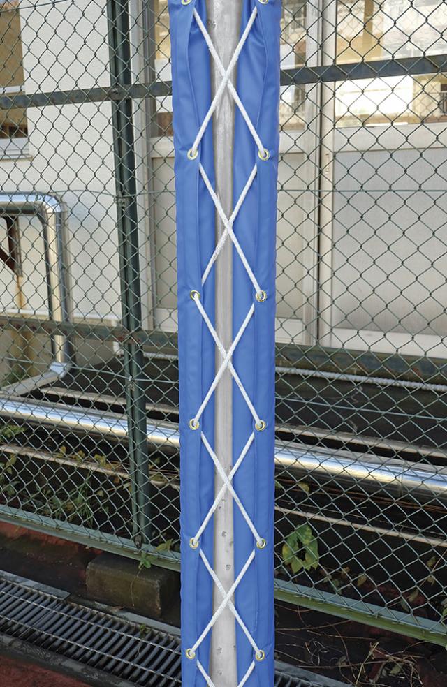 三和体育 φ100〜120用防護マットST 1枚 学校 体育 授業 部活動 クラブ活動 器具 備品 用品 用具 安全対策 セーフティ 保護 防御 柔軟性 耐衝撃性 耐候性  S7792