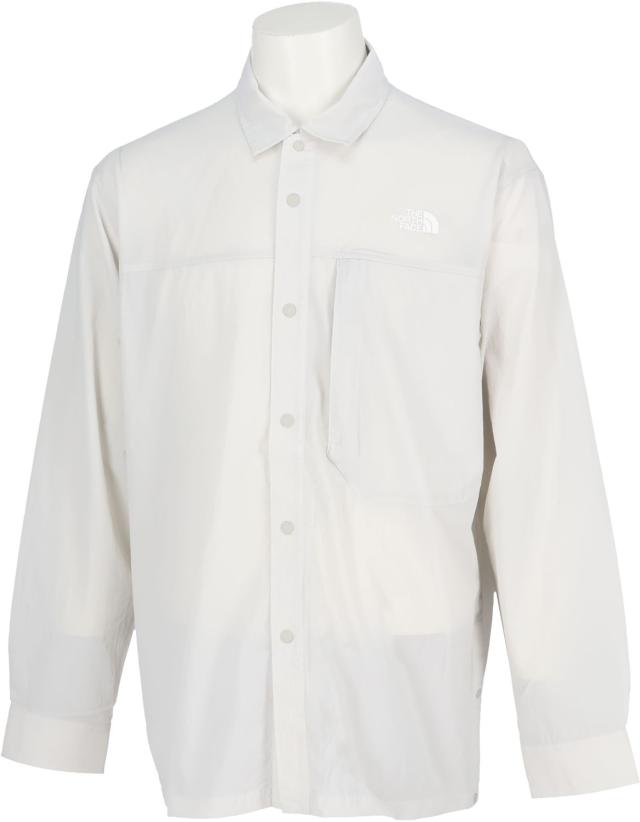 アウトドア ハイカーズシャツ HIKERS' SHIRT メンズ トップス ウェア 長袖 ボタンシャツ 熱中症対策 抗菌 防臭 ストレッチ 撥水 ドットボタン 通気性  NR12501