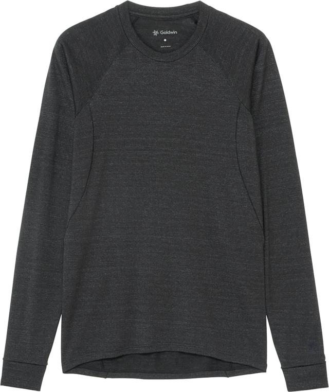 シースリーフィット C3fit ウールクルーロングスリーブ メンズ 男性 トップス シャツ トレーナー インナー アンダーウェア 長袖 耐久性 保温 調湿 ムレにくい 高機能 快適 日本製  GC84435