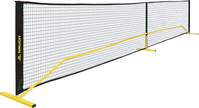 サンラッキー Sunlucky ネット 支柱セット ピックルボール コート ニュースポーツ レクリエーション ゲーム イベント リハビリ 介護 学校 体育 授業 初心者 老若男女 ローラー付き  PL3