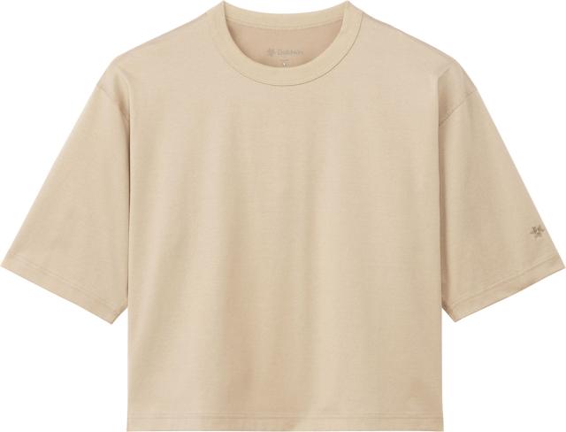 シースリーフィット C3fit リオプティマム プレーティングジャージ ショートティーシャツ レディース 女性 ボディーケア リカバリー トップス Tシャツ 半袖 部屋着 光電子 吸汗 速乾  GCW45102