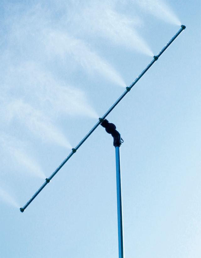 ゼット学校体育 クールシャワースタンドビッグ ミストスタンド ミスト噴射 熱中症対策 暑さ対策 体育祭 イベント 屋外作業 グラウンド  ZHS330