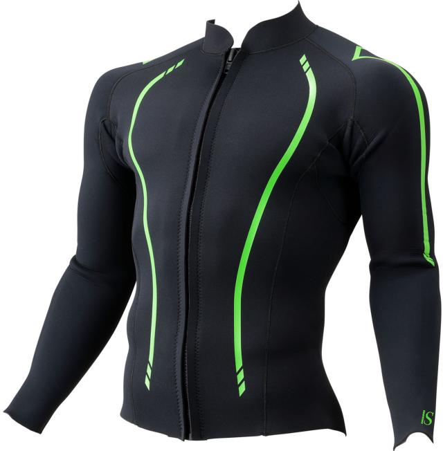 エーキューエー AQA マリン KW-4668 ウエットトップ ZIP メンズ 2.5MM L KW4668