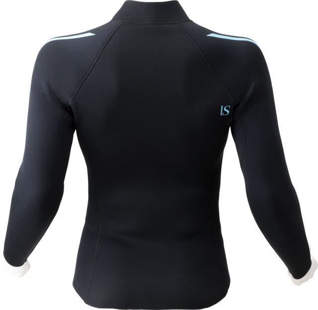 エーキューエー AQA マリン KW-4670 ウエットトップ ZIP レディース 2.5MM XL KW4670