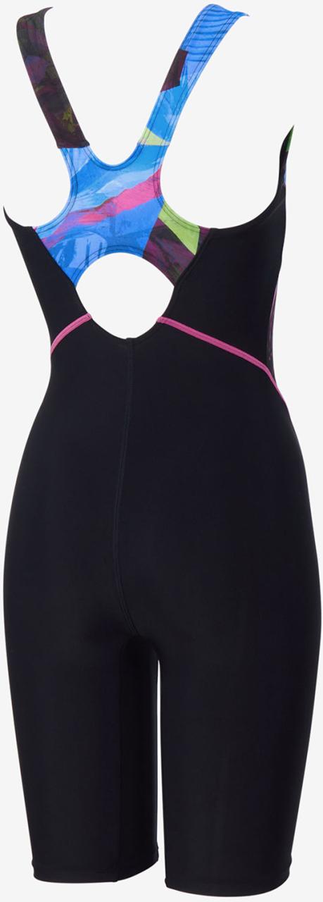 スピード Speedo スイミング Nahele Loosen Kneeskin レディース 水着 スイムウェア プール 撥水 4分丈 膝上 着脱簡単 トレーニング カップ付き UV 紫外線カット  SFW12567 スピード Speedo スイミング Nahele Loosen Kneeskin レディース 水着