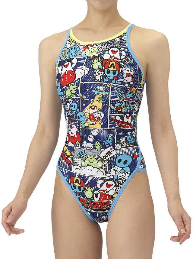 練習 アリーナ arena スイミング トレーニングワンピース オープンバック