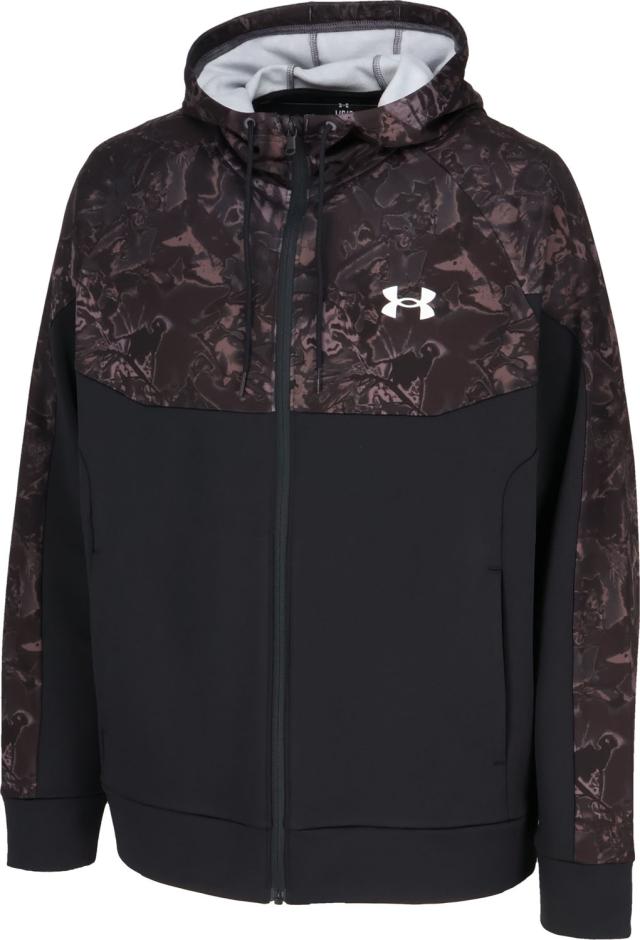 アンダーアーマー UNDER ARMOUR UA ARMOUR FLEECE CAMO FULL-ZIP HOODIE メンズ アウター パーカー フリース素材 保温 軽量 通気性 冬 フルジップ  6007736