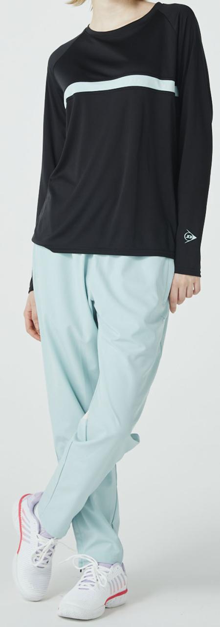 ダンロップ DUNLOP テニス WIND PANTS レディース 女性 ウィメンズ パンツ ロング 長ズボン ボトムス ストレッチ 撥水 練習 トレーニング 部活 クラブ活動 サークル DAW4592W_18