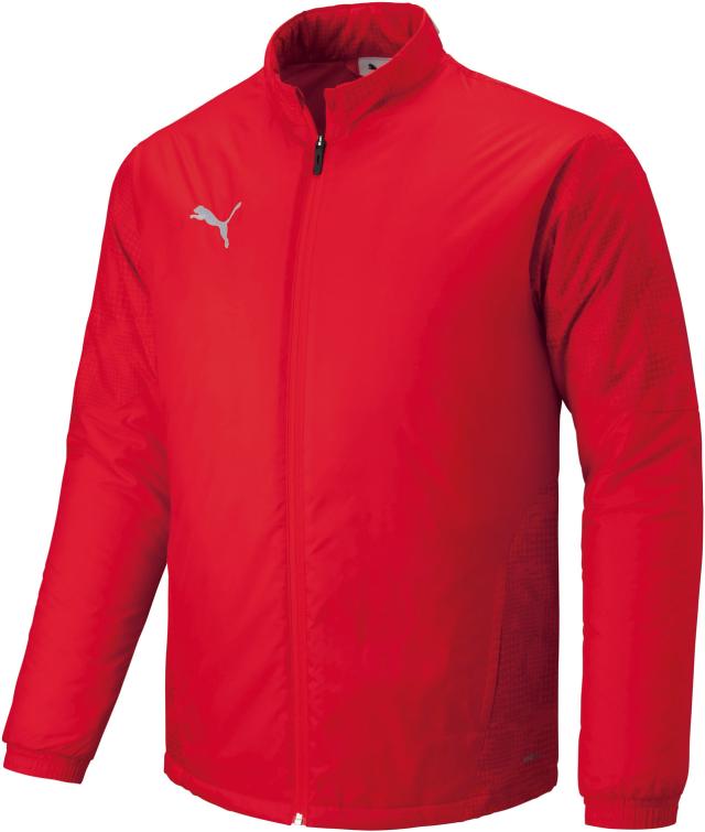 プーマ PUMA サッカー TEAMCUP パテッド ウーブン JKT ジャケット アウター フルジップ 上着 ウインドブレーカー メンズ レディース 撥水 防風 中綿 トレーニング 練習  660402