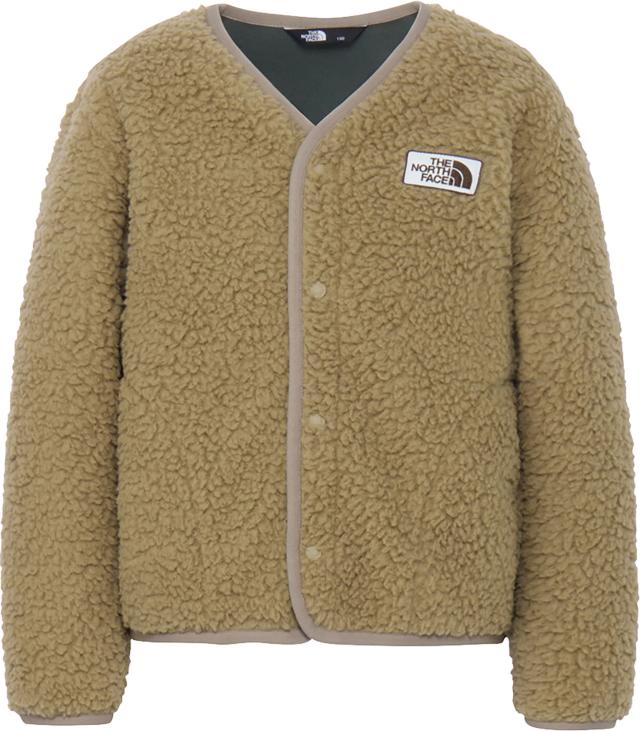 ザ・ノース・フェイス THE NORTH FACE アウトドア キッズ カドルフリースカーディガン 子供服 アウター 上着 保温 秋冬 防寒 キャンプ 旅行 外遊び お出かけ 通学 着脱簡単 ドットボタン ロゴワッペン  NAJ72430