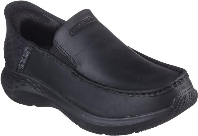 スケッチャーズ SKECHERS PARSON-OSWIN メンズ 靴 シューズ スリップイン 手を使わない ビジネス 通勤 仕事 レザー クッション フィット オフィス フォーマル  204866WW