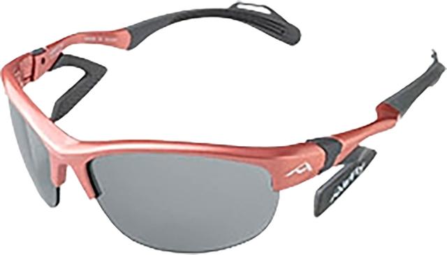 エアフライ Airfly 鼻パッドがないスポーツサングラス AF-304 C-4 ピンク偏光グレーレンズ組込みセット  AF304C4P