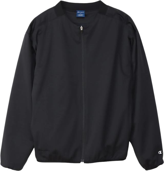 チャンピオン Champion ZIP JACKET メンズ ジャケット ウィンドブレーカー バスケットボール ストレッチ 中綿 フィルム加工 雨天 防風 撥水 保温 ノーカラー  C3CSC19