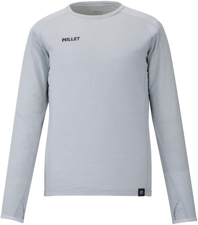 ミレー MILLET アウトドア UBIC WOOL CREW LS W ベースレイヤー ロングスリーブ 長袖 トレッキング 速乾 耐久性 保温 調湿 防臭性 ウール混紡素材 登山 ハイキング  MIV03216
