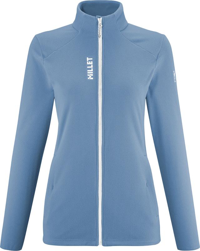 ミレー MILLET アウトドア UBIC LIGHTGRID JKT W フリースジャケット 上着 軽量 伸縮性 保温性 通気性 登山 アウトドア 軽量 ストレッチ 襟 ポリエステル  MIV10452