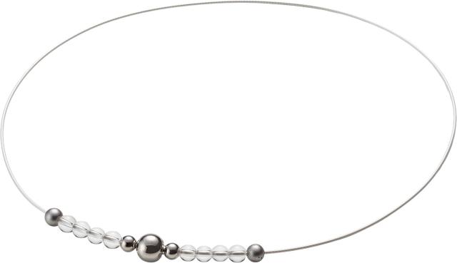 ファイテン Phiten ネックレス ワイヤー 水晶 50CM JX967053