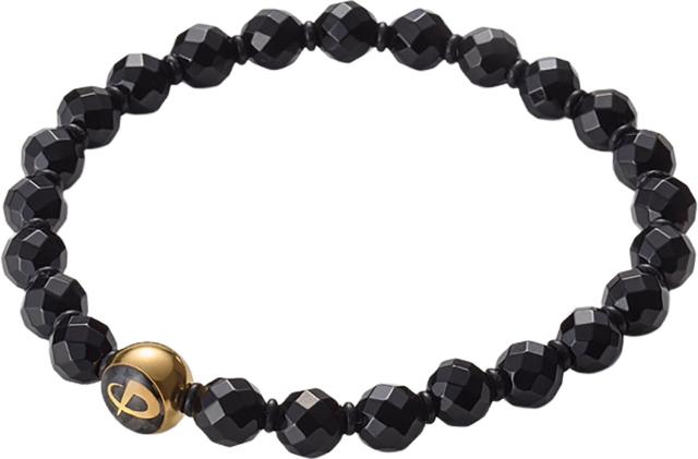 ファイテン Phiten クリスタル ブレスレット ワンリング オニキス 6MM 16CM JX987004