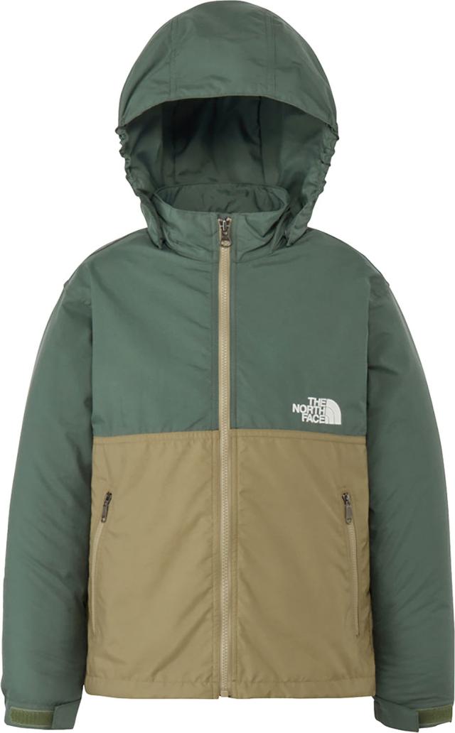 ザ・ノース・フェイス THE NORTH FACE アウトドア コンパクトジャケット 子ども服 ウィンドブレーカー アウター 上着 軽い はっ水 シンプル フード 取り外し可能 普段使い 外遊び キャンプ 記名ラベル  NPJ22510