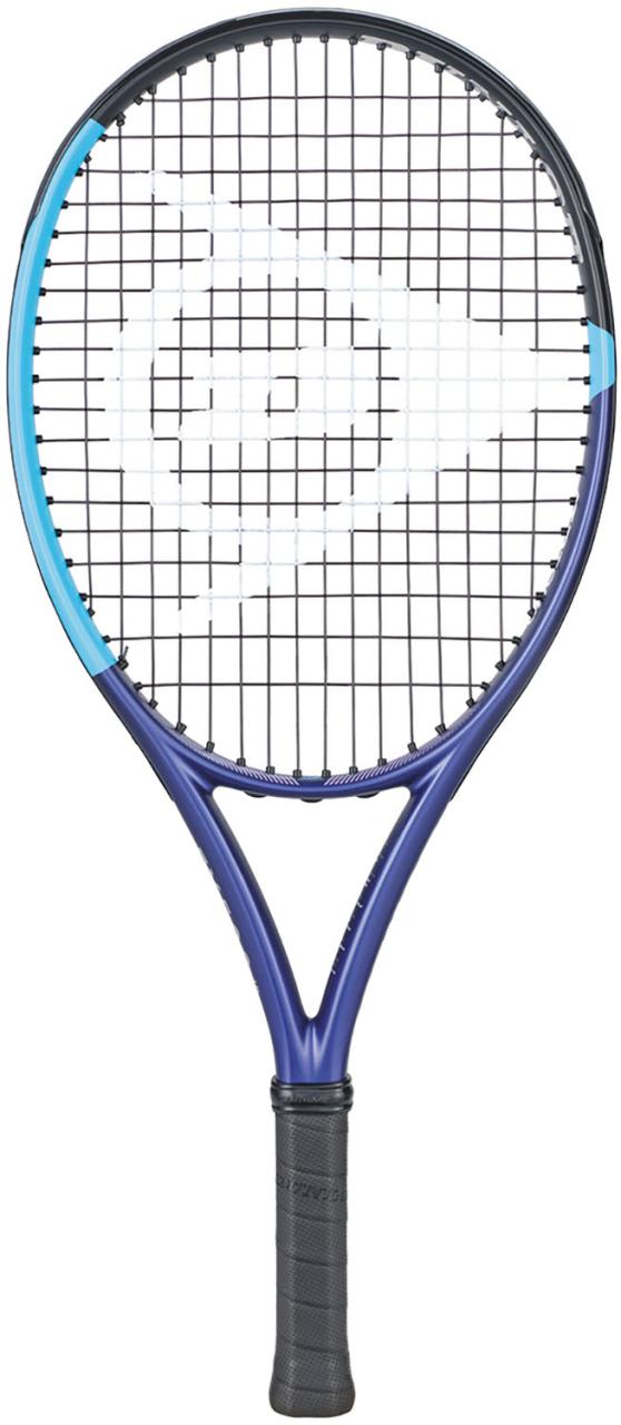 ダンロップ DUNLOP テニス FX 500 JR 25 硬式テニスラケット ガット張り上げ済 こども ジュニア キッズ バイオレット×ネオンブルー 練習 試合 大会 クラブ活動 部活 DS22600J_1