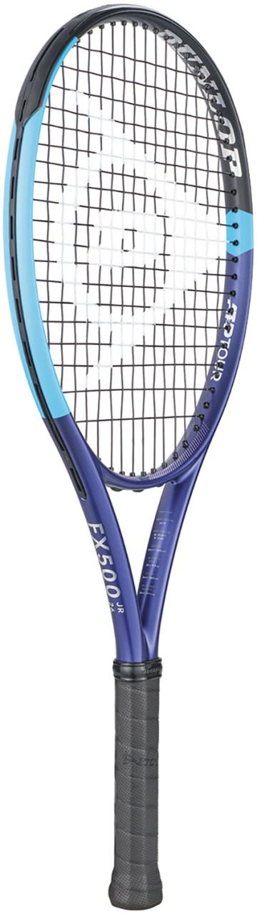 ダンロップ DUNLOP テニス FX 500 JR 26 硬式テニスラケット ガット張り上げ済 こども ジュニア キッズ バイオレット×ネオンブルー 競技モデル 操作性 部活 クラブ活動 DS22601J