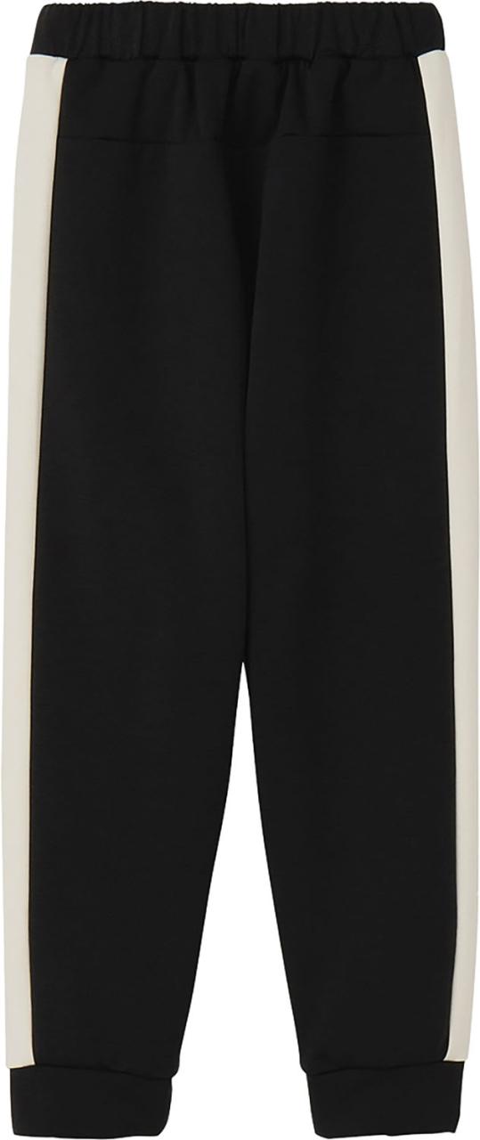 ザ・ノース・フェイス THE NORTH FACE アウトドア モーションパンツ ジュニア キッズ 子ども ロングパンツ 長ズボン スウェット ストレッチ性 速乾 林間学校 部屋着 外遊び レジャー 公園 ロゴプリント  NBJ32603_1