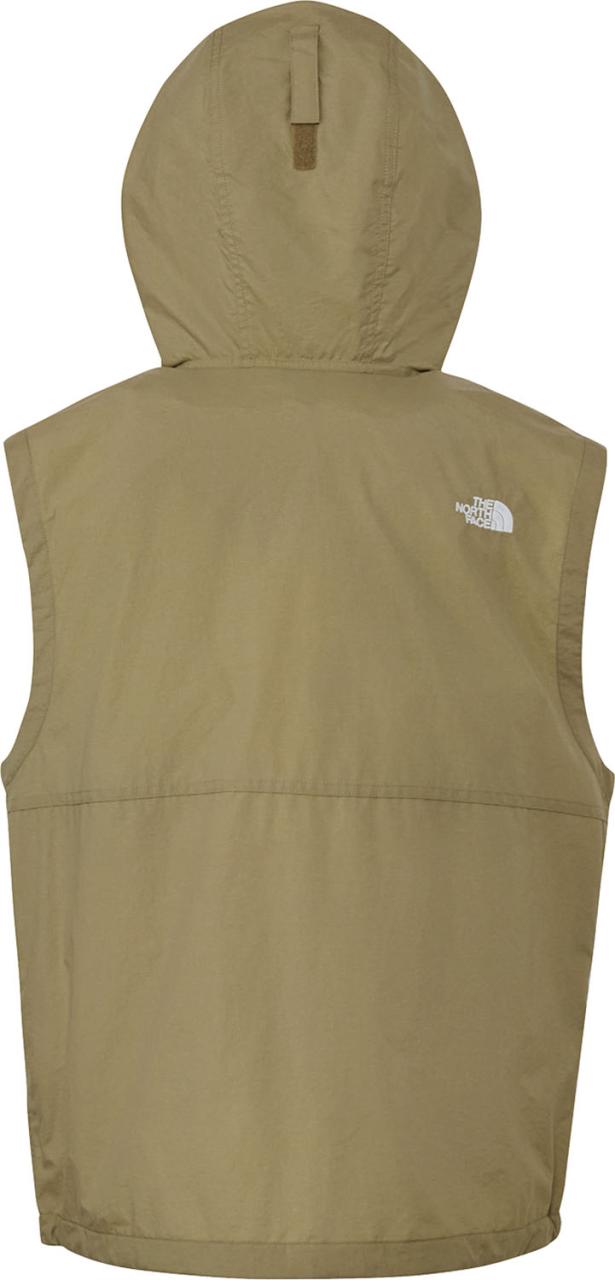 ザ・ノース・フェイス THE NORTH FACE アウトドア コンパクトフーデッドベスト メンズ レディース チョッキ アウター 上着 ノースリーブ 撥水加工 軽量 シンプル フード付き キャンプ ハイキング お出かけ NP22635_1