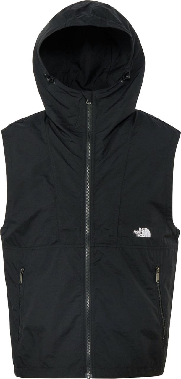 ザ・ノース・フェイス THE NORTH FACE アウトドア コンパクトフーデッドベスト メンズ レディース チョッキ アウター 上着 ノースリーブ 撥水加工 軽量 シンプル フード付き キャンプ ハイキング お出かけ NP22635