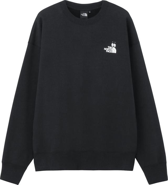 ザ・ノース・フェイス THE NORTH FACE アウトドア ズーピッカークルー メンズ レディース スウェット トップス 長袖 ロングスリーブ 普段着 シンプル 部屋着 リブ袖 おでかけ ロゴプリント 動物 アニマル NT12646