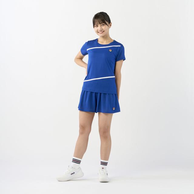 フィラ FILA テニス キュロットパンツ テニスウェア ボトムス 半ズボン レディース ウィメンズ 女性 吸水速乾 UVカット 接触冷感 ストレッチ メッシュ 通気性 紫外線対策 春夏 CZ6SGW031_6