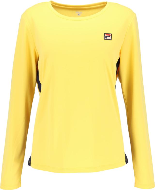 フィラ FILA テニス ロングスリーブシャツ テニスウェア トップス 長袖 レディース ウィメンズ 女性 吸水速乾 UVカット メッシュ 紫外線対策 春夏 試合 練習 部活動 クラブ  CZ6SGW036