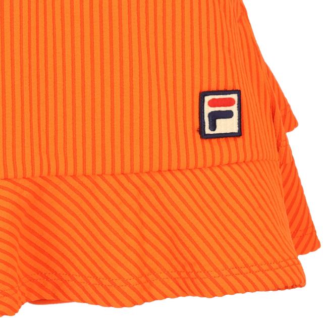 フィラ FILA テニス スコート レディース ウィメンズ 女性 テニスウェア スカート ボトムス 吸水 速乾 UVカット 高機能 台形 フレア 二段 サッカーストライプ 春夏 涼しい CZ6SGW004_13