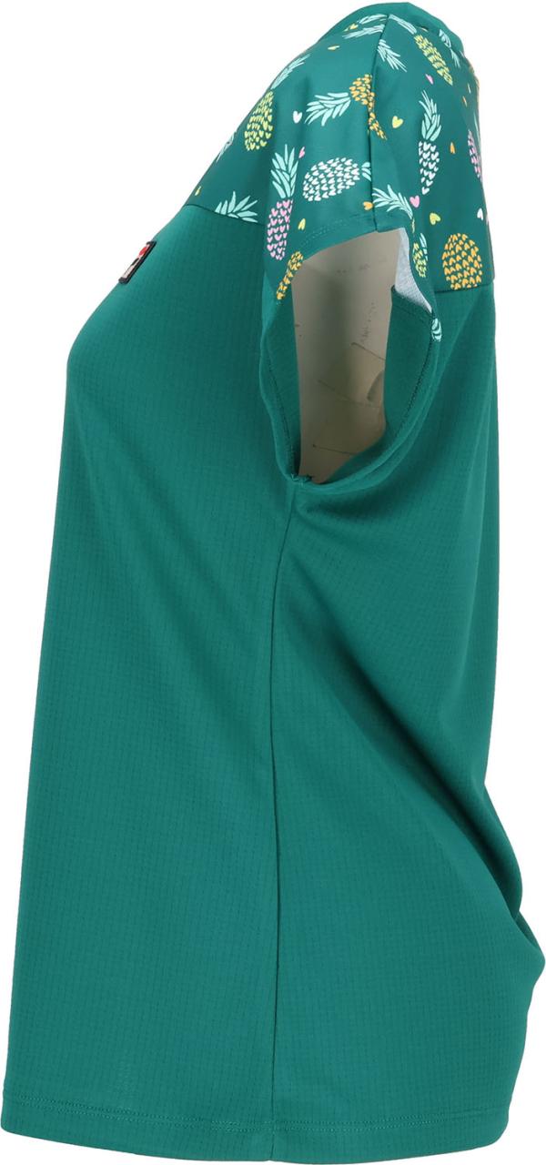 フィラ FILA テニス ゲームシャツ レディース ウィメンズ 女性 テニスウェア Tシャツ トップス 半袖 メッシュ 吸水 速乾 UVカット 汗染み防止 総柄 ワッフル 春夏 涼しい CZ6SGW007_8