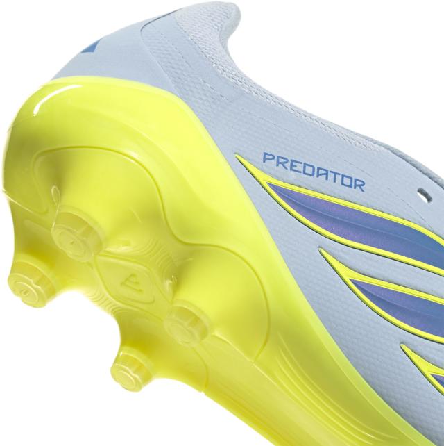 アディダス adidas サッカー プレデターLEAGUEフォールディングタンHG サッカースパイク PPREDATOR 土・人工芝・天然芝用 クリスタルスカイ/レイブルー/チームソーラーイエロー JR5905_6