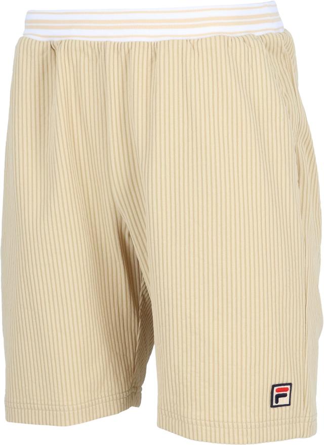 フィラ FILA テニス ハーフパンツ メンズ 男性 テニスウェア 半ズボン ショート丈 ボトムス 吸水 速乾 UVカット 軽量 高機能 ドライ 快適 サッカーストライプ セットアップ CZ6SGM002