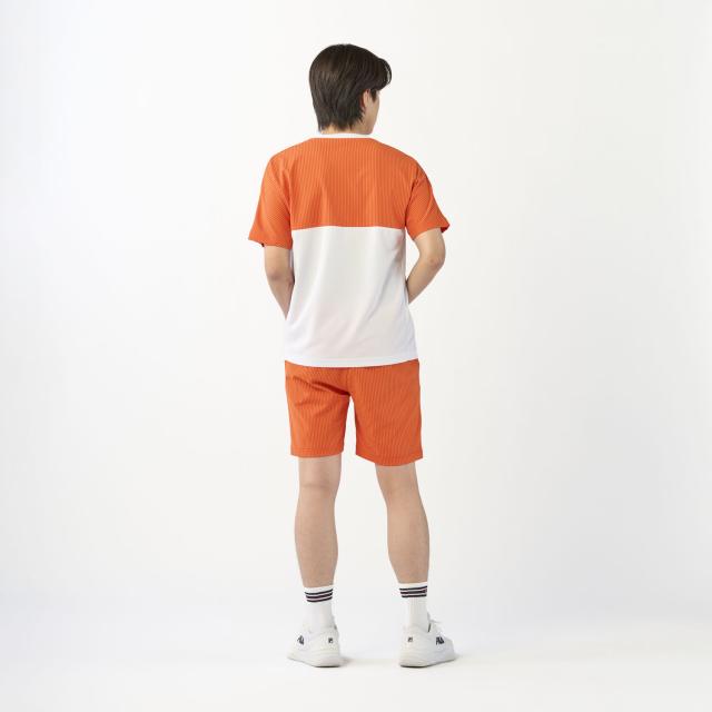 フィラ FILA テニス ハーフパンツ メンズ 男性 テニスウェア 半ズボン ショート丈 ボトムス 吸水 速乾 UVカット 軽量 高機能 ドライ 快適 サッカーストライプ セットアップ CZ6SGM002_7