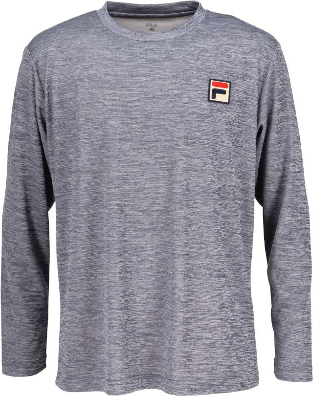 フィラ FILA テニス ロングスリーブシャツ テニスウェア トップス 長袖 メンズ 男性 吸水速乾 UVカット 秋 涼しい 汗 ドライ 高機能 試合 練習 部活動 クラブ スクール CZ6SGM015