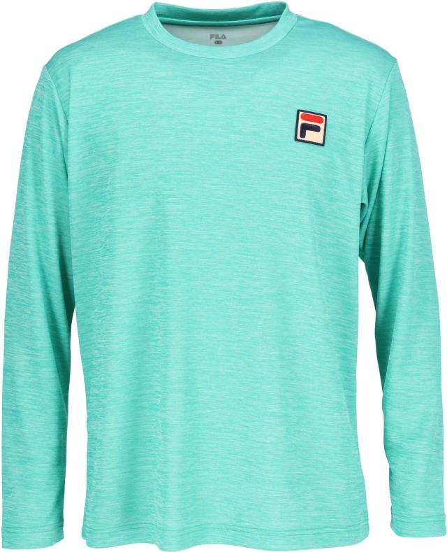 フィラ FILA テニス ロングスリーブシャツ テニスウェア トップス 長袖 メンズ 男性 吸水速乾 UVカット 秋 涼しい 汗 ドライ 高機能 試合 練習 部活動 クラブ スクール CZ6SGM015_1