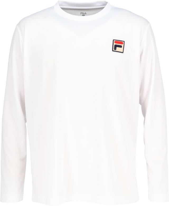 フィラ FILA テニス ロングスリーブシャツ テニスウェア トップス 長袖 メンズ 男性 吸水速乾 UVカット 秋 涼しい 汗 ドライ 高機能 試合 練習 部活動 クラブ スクール CZ6SGM015_2