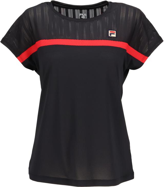 フィラ FILA テニス ゲームシャツ テニスウェア トップス 半袖 ノースリーブ レディース ウィメンズ 女性 吸水速乾 UVカット ストレッチ メッシュ 紫外線対策 涼しい 春夏  CZ6SGW059
